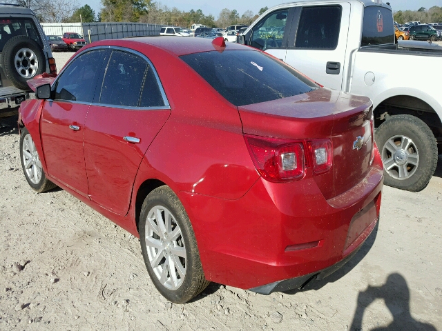 1G11H5SA0DF175294 - 2013 CHEVROLET MALIBU LTZ RED photo 3