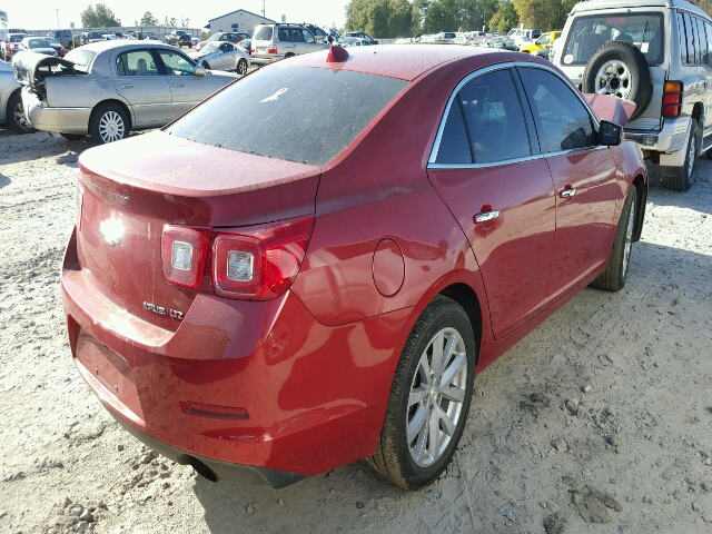 1G11H5SA0DF175294 - 2013 CHEVROLET MALIBU LTZ 红色 照片 4