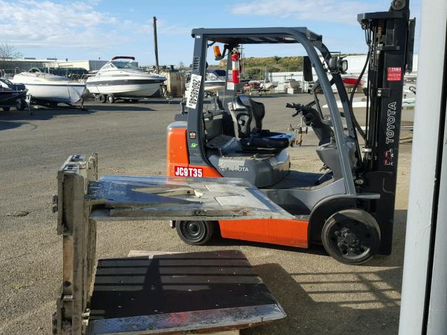 67970 - 2015 TOYOTA FORKLIFT ORANGE photo 1