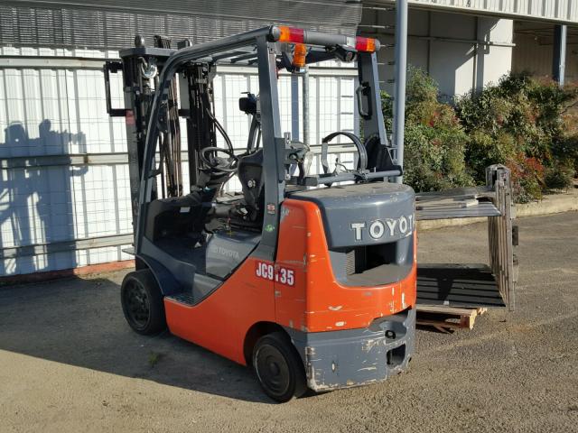 67970 - 2015 TOYOTA FORKLIFT ORANGE photo 3