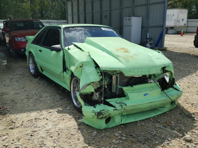 1FABP42E5KF117986 - 1989 FORD MUSTANG GT GREEN photo 1
