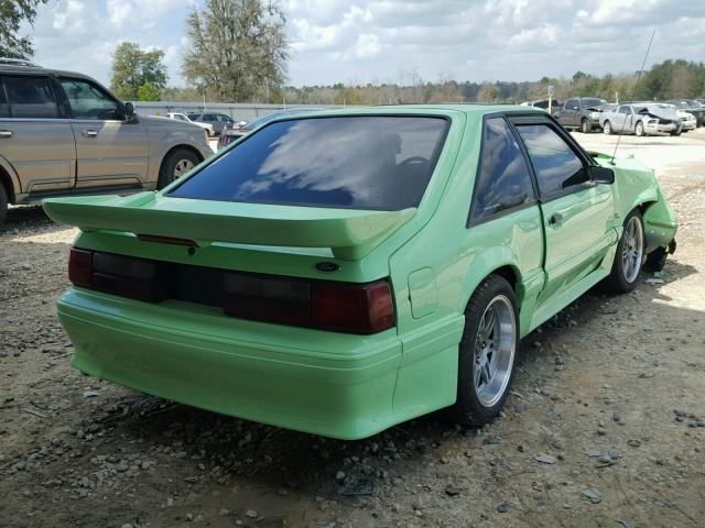 1FABP42E5KF117986 - 1989 FORD MUSTANG GT GREEN photo 4