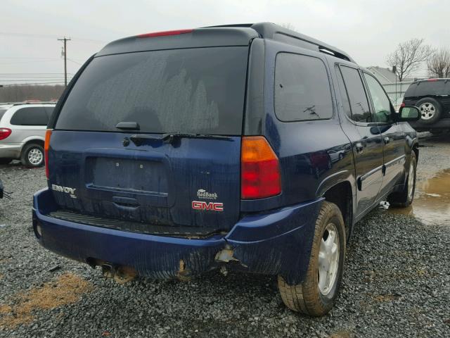 1GKET16S446157811 - 2004 GMC ENVOY XL BLUE photo 4