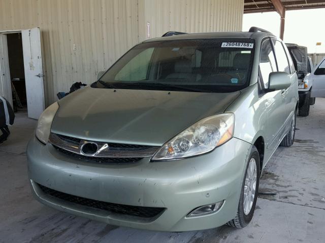 5TDZK22C07S048710 - 2007 TOYOTA SIENNA XLE GREEN photo 2