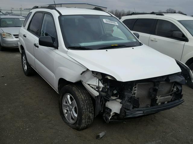 KNDKGCA3XA7672509 - 2010 KIA SPORTAGE L WHITE photo 1