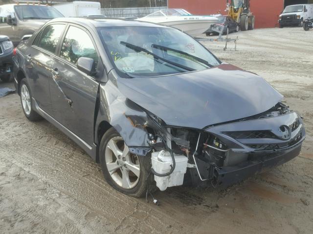 2T1BU4EEXCC755479 - 2012 TOYOTA COROLLA BA GRAY photo 1