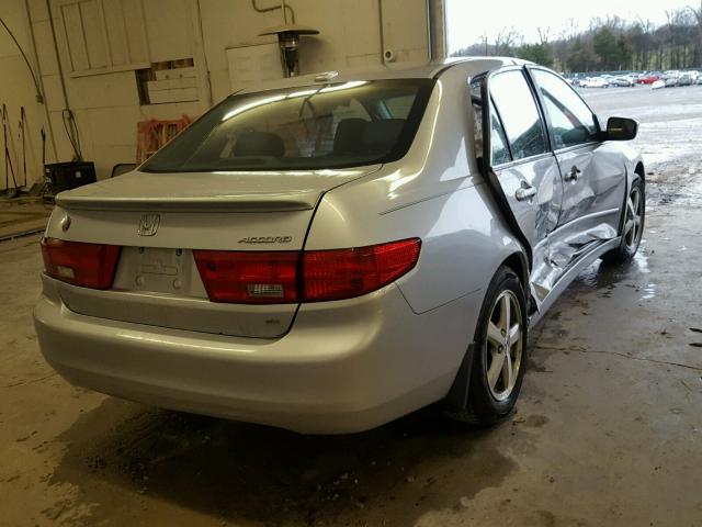 1HGCM56835A058876 - 2005 HONDA ACCORD EX SILVER photo 4