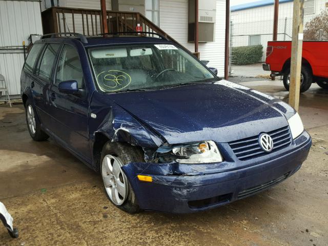 WVWSL61J04W026188 - 2004 VOLKSWAGEN JETTA GLS BLUE photo 1