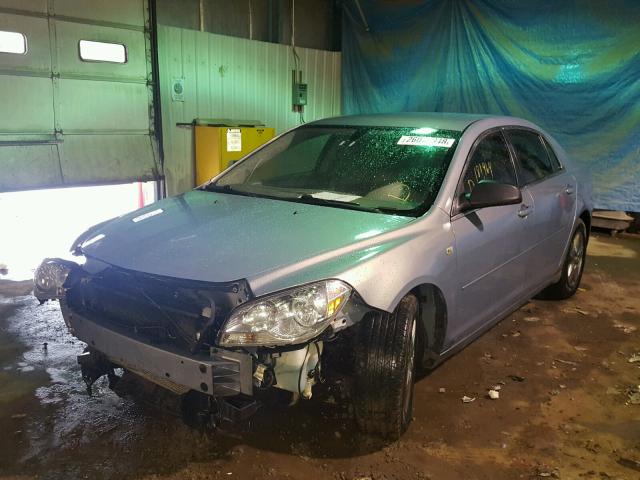 1G1ZG57B68F169450 - 2008 CHEVROLET MALIBU LS ლურჯი ფოტო 2