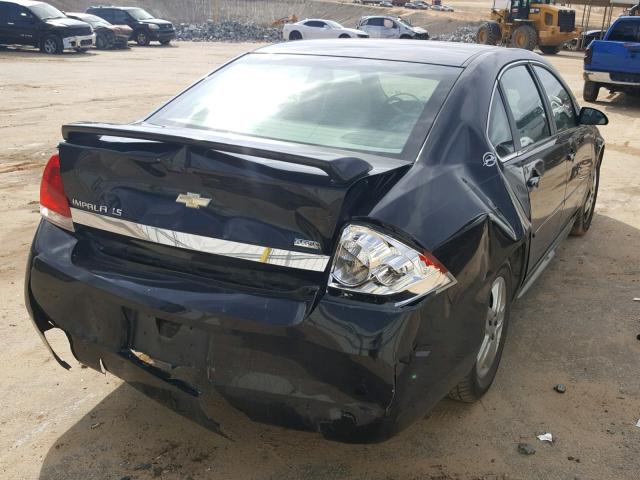 2G1WB57K891322842 - 2009 CHEVROLET IMPALA LS BLACK photo 4