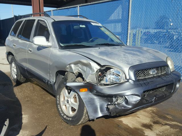 KM8SC13E73U545179 - 2003 HYUNDAI SANTA FE G SILVER photo 1