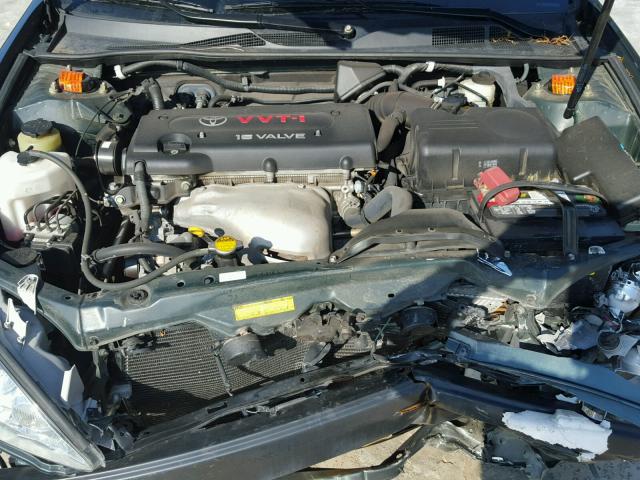 4T1BE30K65U002912 - 2005 TOYOTA CAMRY LE GREEN photo 7