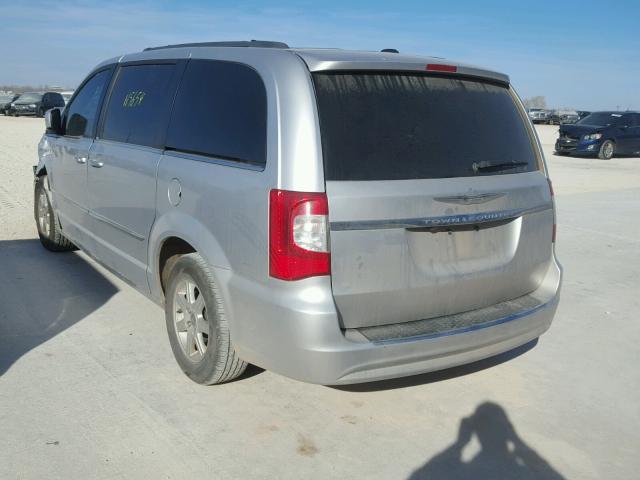 2C4RC1BG1CR293271 - 2012 CHRYSLER TOWN & COU SILVER photo 3