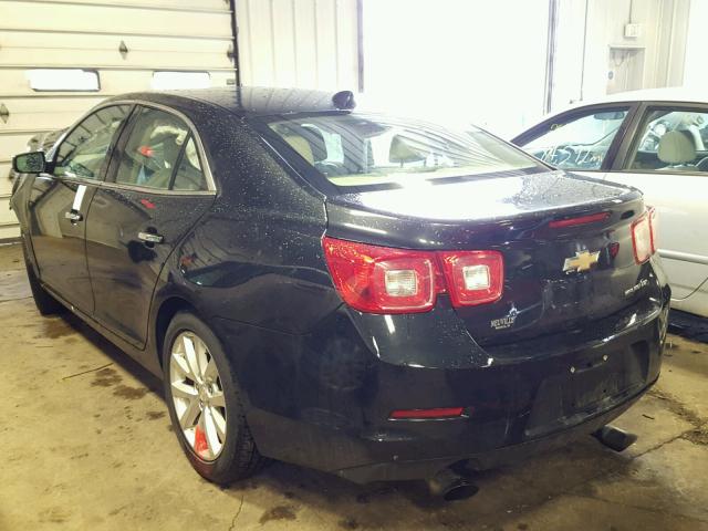 1G11H5SL9EF118823 - 2014 CHEVROLET MALIBU LTZ BLACK photo 3