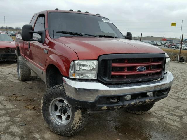 1FTNX21F72ED29302 - 2002 FORD F250 SUPER MAROON photo 1