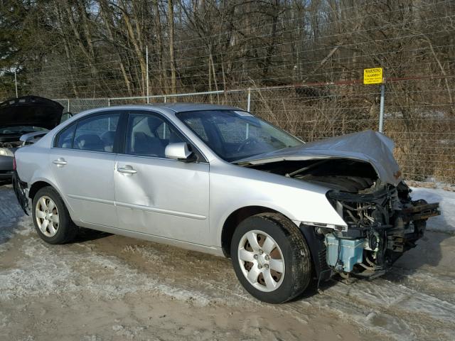 KNAGE123385274852 - 2008 KIA OPTIMA SILVER photo 1