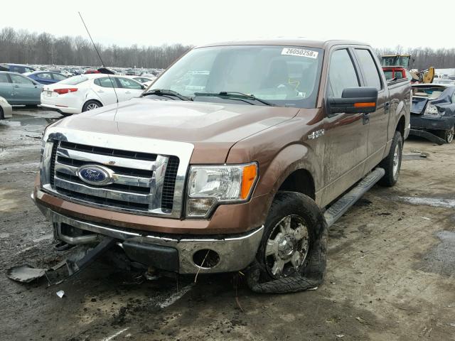 1FTFW1EF2BFC87708 - 2011 FORD F150 SUPER BROWN photo 2