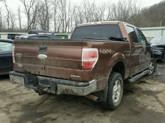 1FTFW1EF2BFC87708 - 2011 FORD F150 SUPER BROWN photo 4