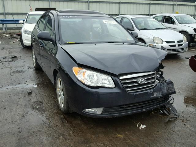 KMHDU46D28U538111 - 2008 HYUNDAI ELANTRA GL BLACK photo 1