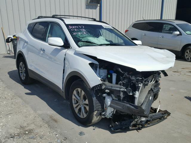 5XYZU3LB7FG303791 - 2015 HYUNDAI SANTA FE S WHITE photo 1