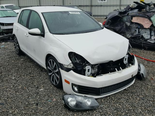 WVWHD7AJ1EW006675 - 2014 VOLKSWAGEN GTI WHITE photo 1