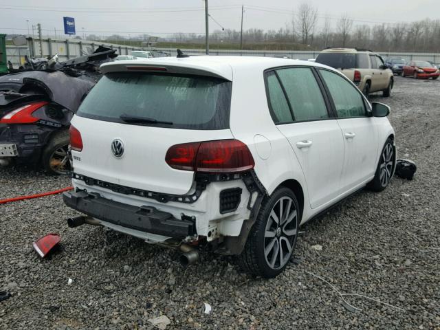 WVWHD7AJ1EW006675 - 2014 VOLKSWAGEN GTI WHITE photo 4