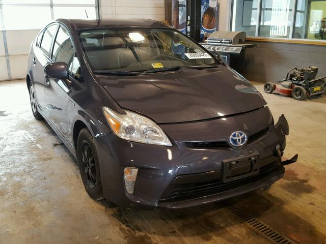 JTDKN3DU5C1544422 - 2012 TOYOTA PRIUS GRAY photo 1