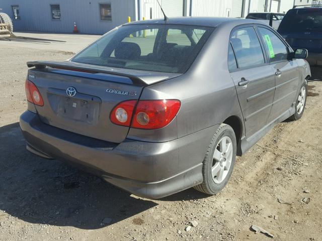 1NXBR32E47Z807399 - 2007 TOYOTA COROLLA CE GRAY photo 4