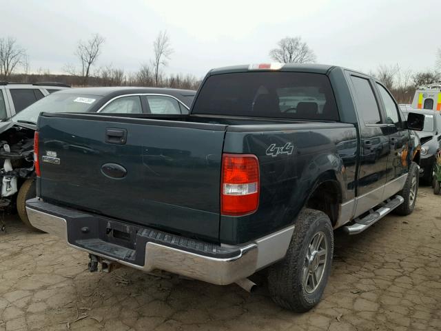 1FTPW14V87KC79124 - 2007 FORD F150 SUPER GREEN photo 4