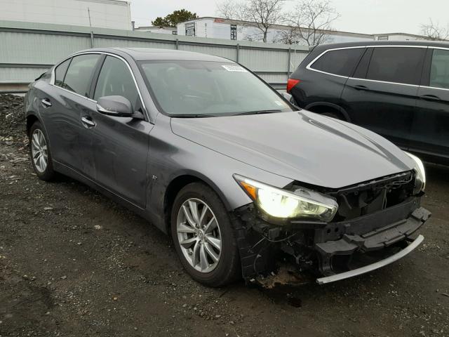 JN1BV7AR3FM421649 - 2015 INFINITI Q50 BASE GRAY photo 1