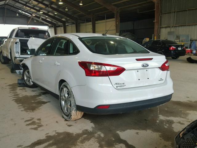 1FADP3F29EL220014 - 2014 FORD FOCUS SE WHITE photo 3