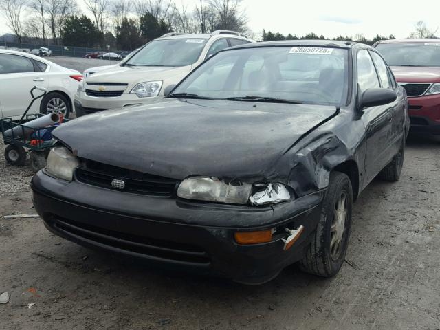 1Y1SK526XVZ459990 - 1997 GEO PRIZM BASE BLACK photo 2