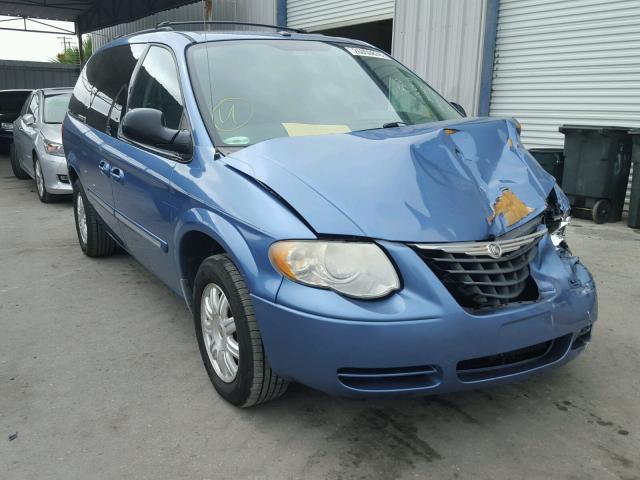 2A8GP54L27R302474 - 2007 CHRYSLER TOWN & COU BLUE photo 1