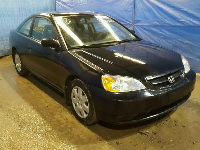 1HGEM219X2L069235 - 2002 HONDA CIVIC EX შავი ფოტო 1