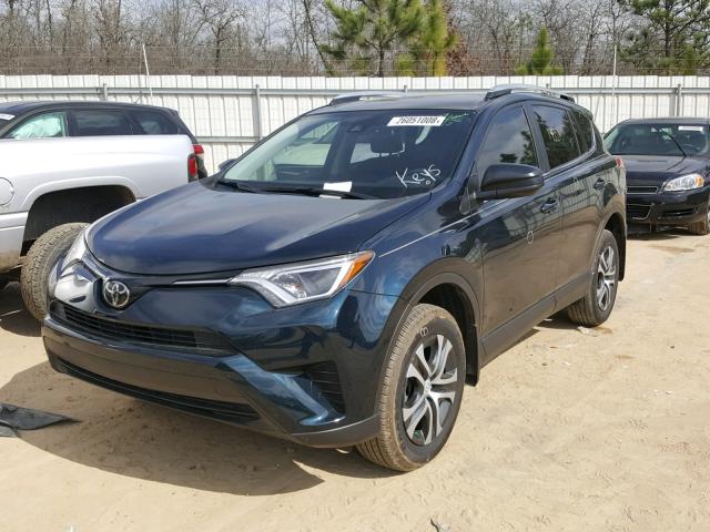 JTMZFREV6HJ108773 - 2017 TOYOTA RAV4 LE BLUE photo 2