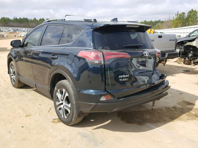 JTMZFREV6HJ108773 - 2017 TOYOTA RAV4 LE BLUE photo 3