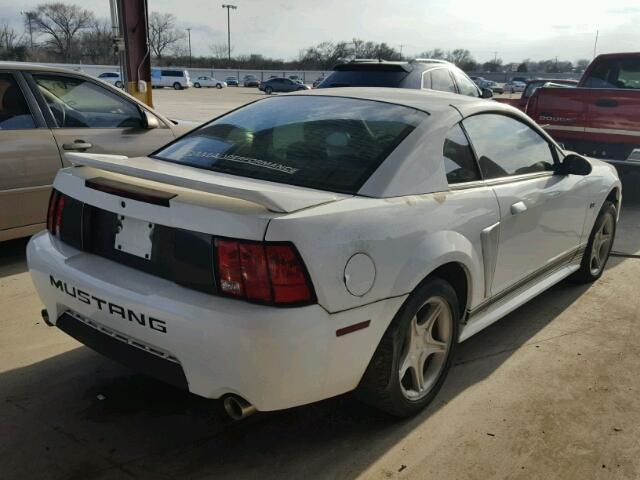 1FAFP42X6YF259646 - 2000 FORD MUSTANG GT WHITE photo 4
