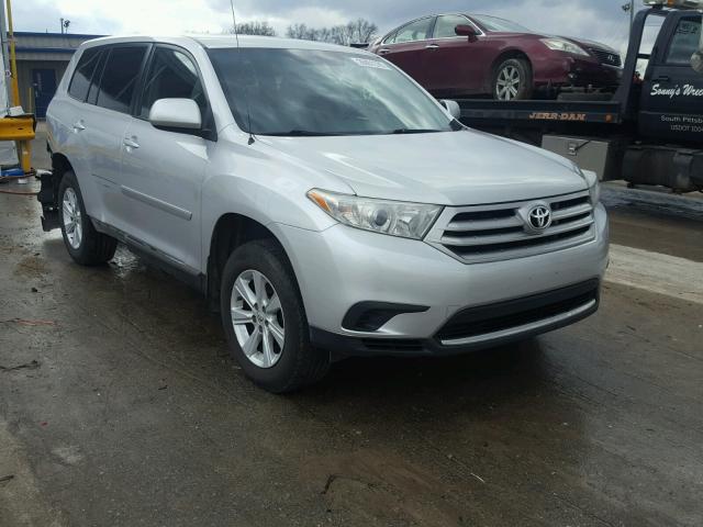 5TDBK3EH1BS064924 - 2011 TOYOTA HIGHLANDER SILVER photo 1