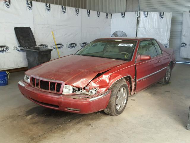 1G6EL12Y0WU610538 - 1998 CADILLAC ELDORADO BURGUNDY photo 2