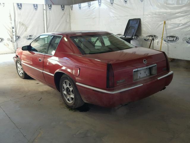 1G6EL12Y0WU610538 - 1998 CADILLAC ELDORADO BURGUNDY photo 3