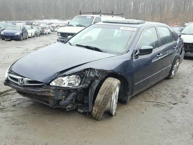 1HGCM56736A005507 - 2006 HONDA ACCORD EX GRAY photo 2