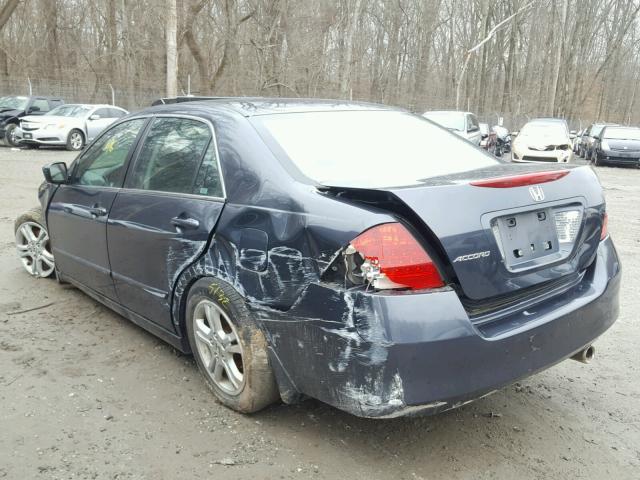 1HGCM56736A005507 - 2006 HONDA ACCORD EX GRAY photo 3