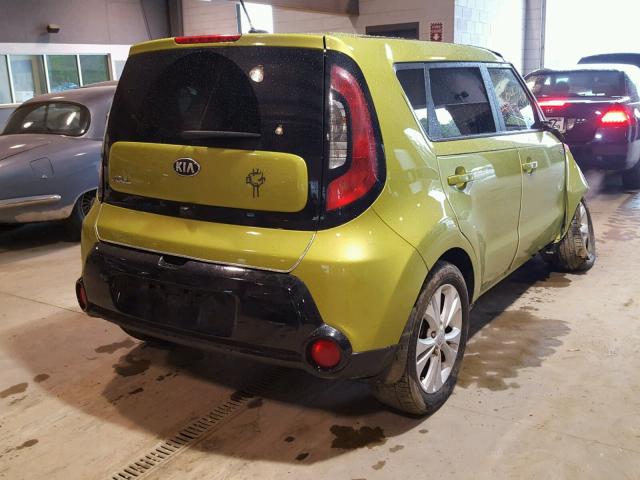 KNDJP3A56G7866413 - 2016 KIA SOUL + GREEN photo 4