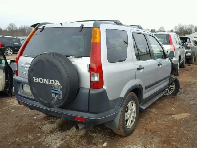 JHLRD78824C026640 - 2004 HONDA CR-V EX SILVER photo 4