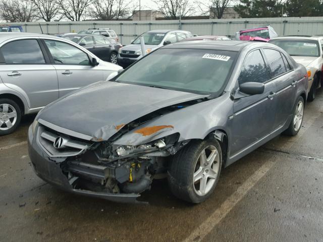 19UUA66205A066545 - 2005 ACURA TL GRAY photo 2