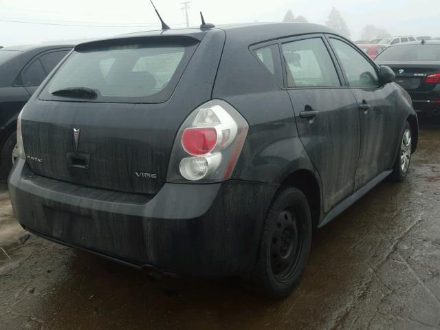 5Y2SP67899Z443789 - 2009 PONTIAC VIBE BLACK photo 4