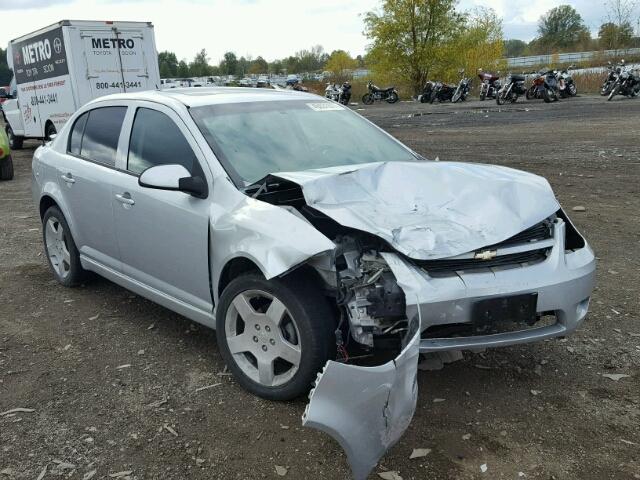 1G1AT58H497170622 - 2009 CHEVROLET COBALT LT SILVER photo 1