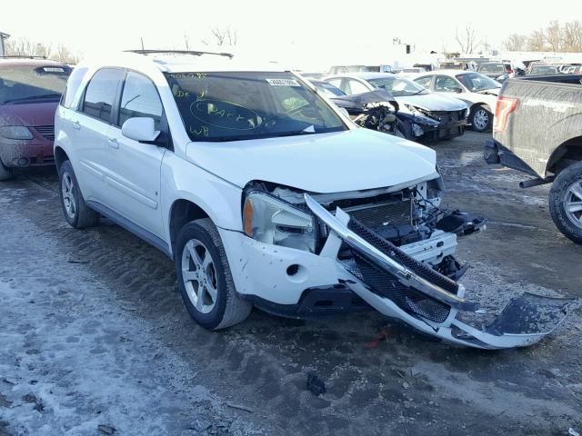 2CNDL73F176061100 - 2007 CHEVROLET EQUINOX LT WHITE photo 1