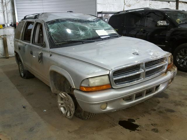 1B4HS48N82F178935 - 2002 DODGE DURANGO SL GRAY photo 1