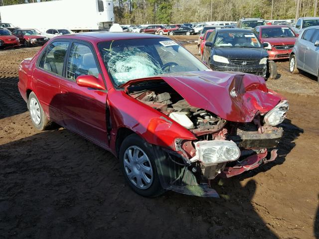 1NXBR12E92Z623833 - 2002 TOYOTA COROLLA CE RED photo 1